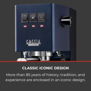 Gaggia RI9380/50 Classic Evo Pro Espresso Machine, Classic Blue, Small view 3