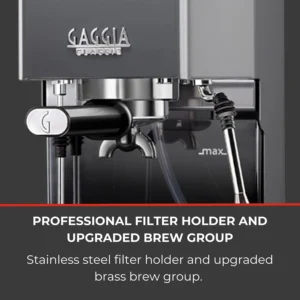 Gaggia RI9380/51 Classic Evo Pro Espresso Machine, Industrial Grey, Small view 4
