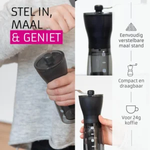 Hario "Mini-Slim Plus" Ceramic Coffee Mill view 3