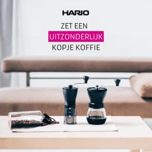 Hario "Mini-Slim Plus" Ceramic Coffee Mill view 7