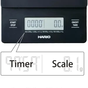Hario V60 Drip Scale, Black (New Model) view 6