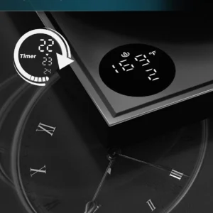 INTASTING Electric Kettle, Gooseneck Electric Kettle, ±1℉ Precise Temperature Control, Stainless Steel Interior, Quick Heating for Pour Over Coffee, Tea & Boiling Water, 0.9L (Matte Black) view 7