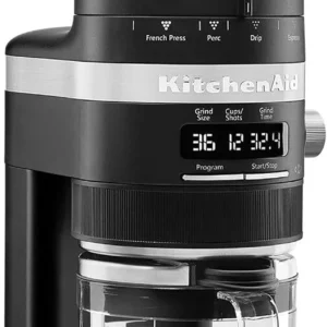 KitchenAid Burr Coffee Grinder - KCG8433 - Black Matte view 1