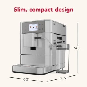 KitchenAid Fully Automatic Espresso Machine KF7 with Milk Attachment, KES8557SX, Stainless Steel view 2