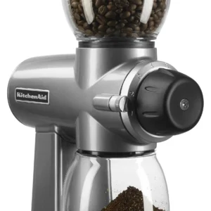 KitchenAid KCG0702CS Burr Coffee Grinder, Contour Silver view 1