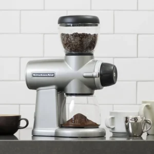KitchenAid KCG0702CS Burr Coffee Grinder, Contour Silver view 4