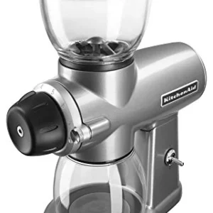 KitchenAid KCG0702CS Burr Coffee Grinder, Contour Silver
