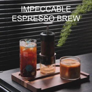 M5 Manual Espresso Maker, Portable Coffee Machine with 2-in-1 Bottomless Portafilter, No Electricity for Camping Travel Office, Cafe-Quality All aluminum alloy, 80ml Tank & 2-Year Warranty view 4