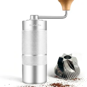 M6 Manual Coffee Grinder for Espresso Pour Over French Press Moka | Conical Burr,24 Adjustable Settings,All-Metal Body,Portable Hand Grinder for Travel,Camping,Home & Office,25g Capacity view 1