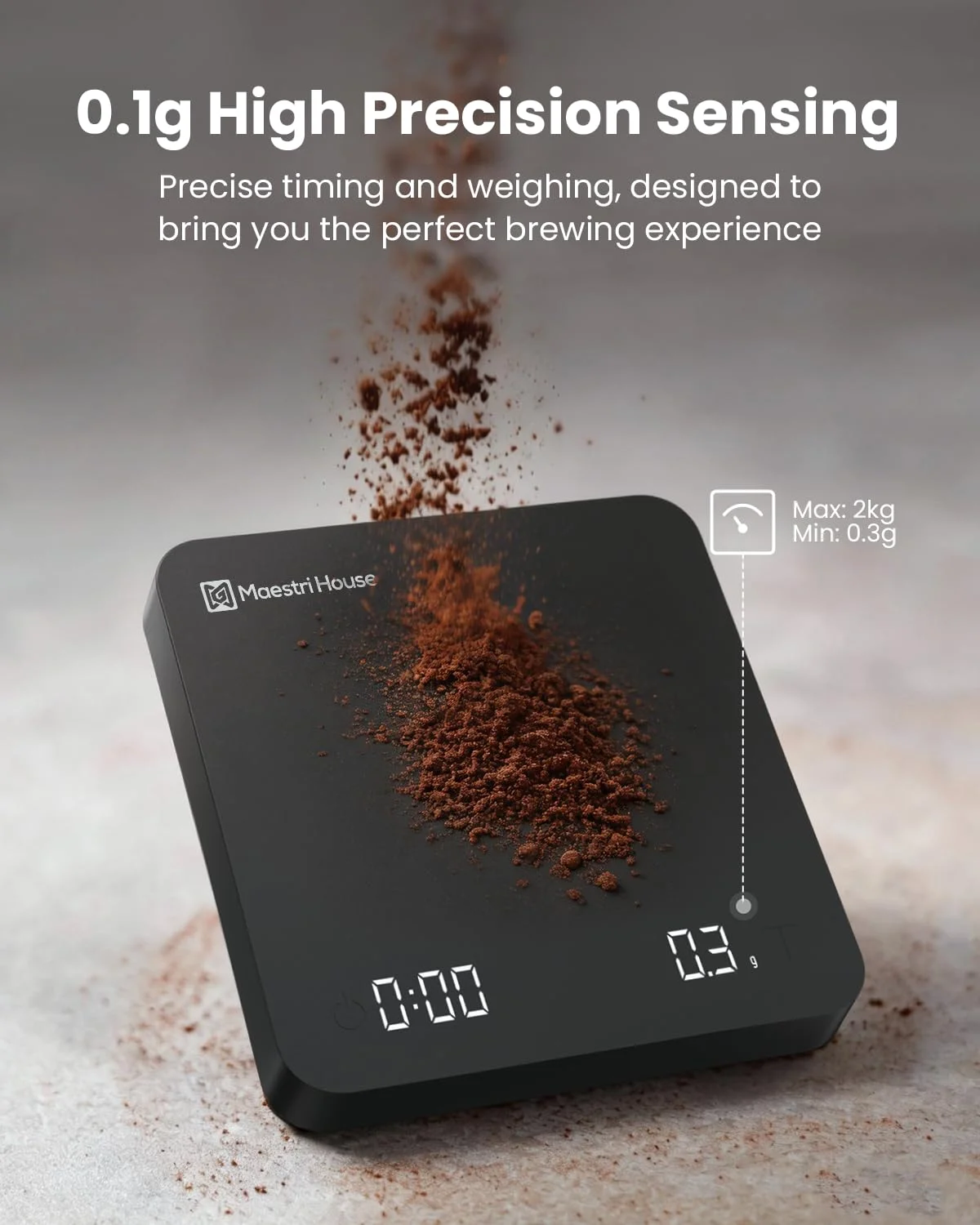 Espresso extraction with the S1 Air scale