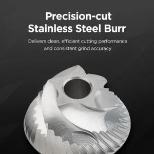Manual Coffee Grinder - Stainless Steel Conical Burr with Adjustable Setting, Double Bearing - Max Capacity 0.88oz, Hand Grinder for Home, Travel and Camping, and Gift view 2