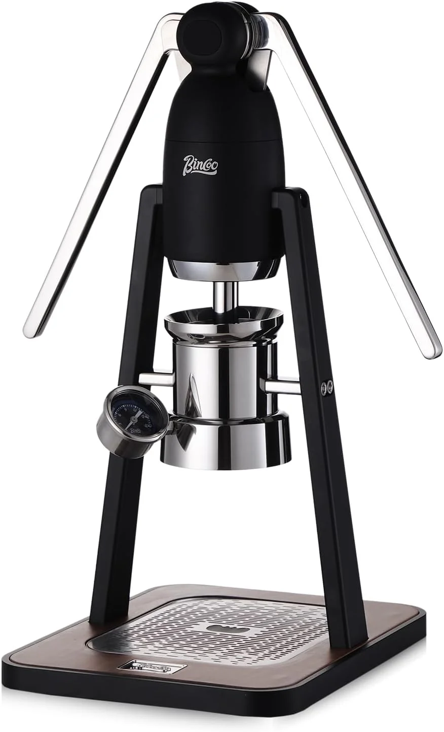 Apex Manual Espresso Maker in action