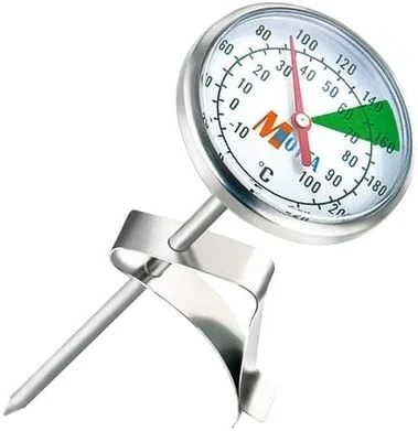 Metallurgica Motta Stainless Steel Milk Frothing Thermometer