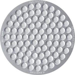 Normcore 53.3mm Puck Screen, 0.8mm Thickness, Lower Shower Screen, Reusable Metal Filter for Breville Sage 54mm Portafilter Basket, 316 Stainless Steel view 1