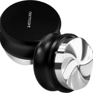 Normcore 58.5mm Gravity Distribution Tool, Gravity Adaptive Espresso Distributor, Espresso Coffee Leveler Tool for 58mm Bottomless Portafilter, 304 Stainless Steel 5 Blade base view 1