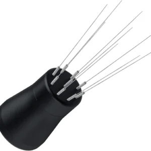 Normcore WDT Distribution Tool V2-9 Prong Espresso Distribution Tool - Needle Espresso Stirrer I 0.3mm Thick Spring Wires - Espresso Coffee Stirrer - Anodized Aluminum Handle view 1