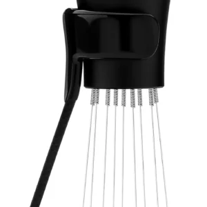 Normcore WDT Distribution Tool with Stand V3-9 Prong Needle Espresso Stirrer - 18 Needles 0.25mm / 0.3mm Thick Spring Wires - Weiss Distribution Technique - Anodized Aluminum Handle view 1