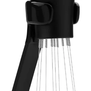 Normcore WDT Distribution Tool with Stand V3-9 Prong Needle Espresso Stirrer - 18 Needles 0.25mm / 0.3mm Thick Spring Wires - Weiss Distribution Technique - Anodized Aluminum Handle view 5