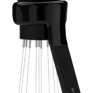 Normcore WDT Distribution Tool with Stand V3-9 Prong Needle Espresso Stirrer - 18 Needles 0.25mm / 0.3mm Thick Spring Wires - Weiss Distribution Technique - Anodized Aluminum Handle view 6