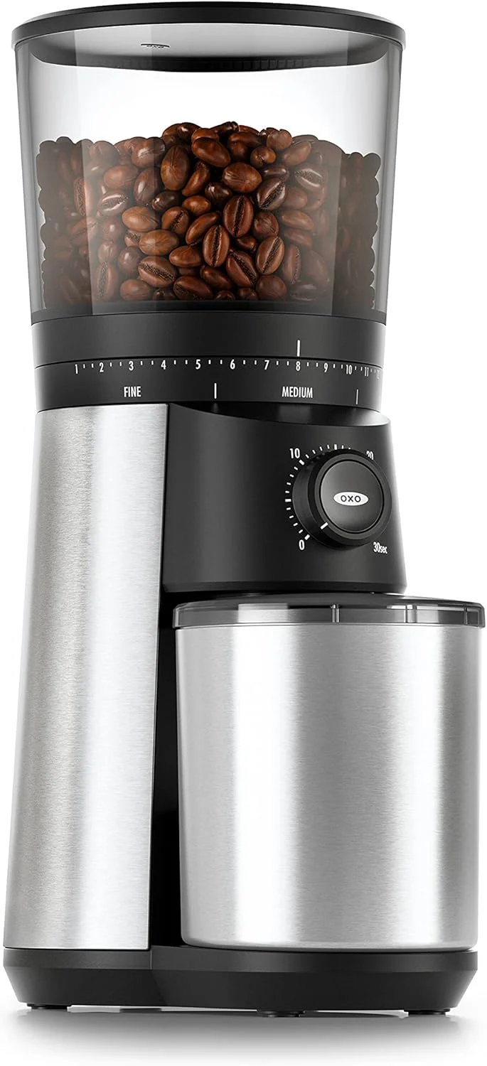 OXO Brew Conical Burr Coffee Grinder - Silver