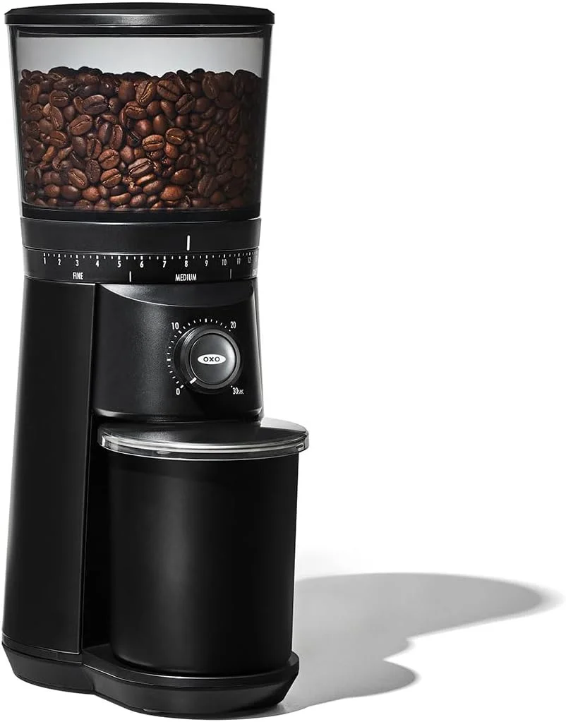 OXO Brew Conical Burr Grinder front profile
