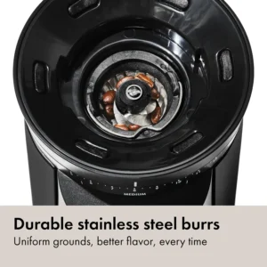 OXO Brew Conical Burr Grinder - Matte Black, Stainless Steel Burrs, One-Touch Automatic Smart Grind view 3