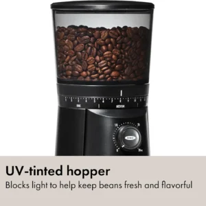 OXO Brew Conical Burr Grinder - Matte Black, Stainless Steel Burrs, One-Touch Automatic Smart Grind view 5