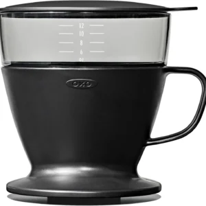 OXO Brew Pour Over Coffee Maker with Water Tank — Matte Black view 1