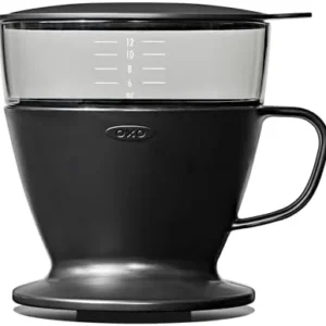 OXO Brew Pour Over Coffee Maker with Water Tank — Matte Black