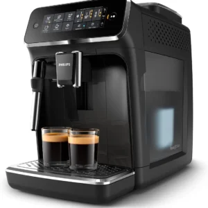 Philips 3200 Series Fully Automatic Espresso Machine, Classic Milk Frother, 4 Coffee Varieties, Intuitive Touch Display, 100% Ceramic Grinder, AquaClean Filter, Aroma Seal, Black (EP3221/44) view 2