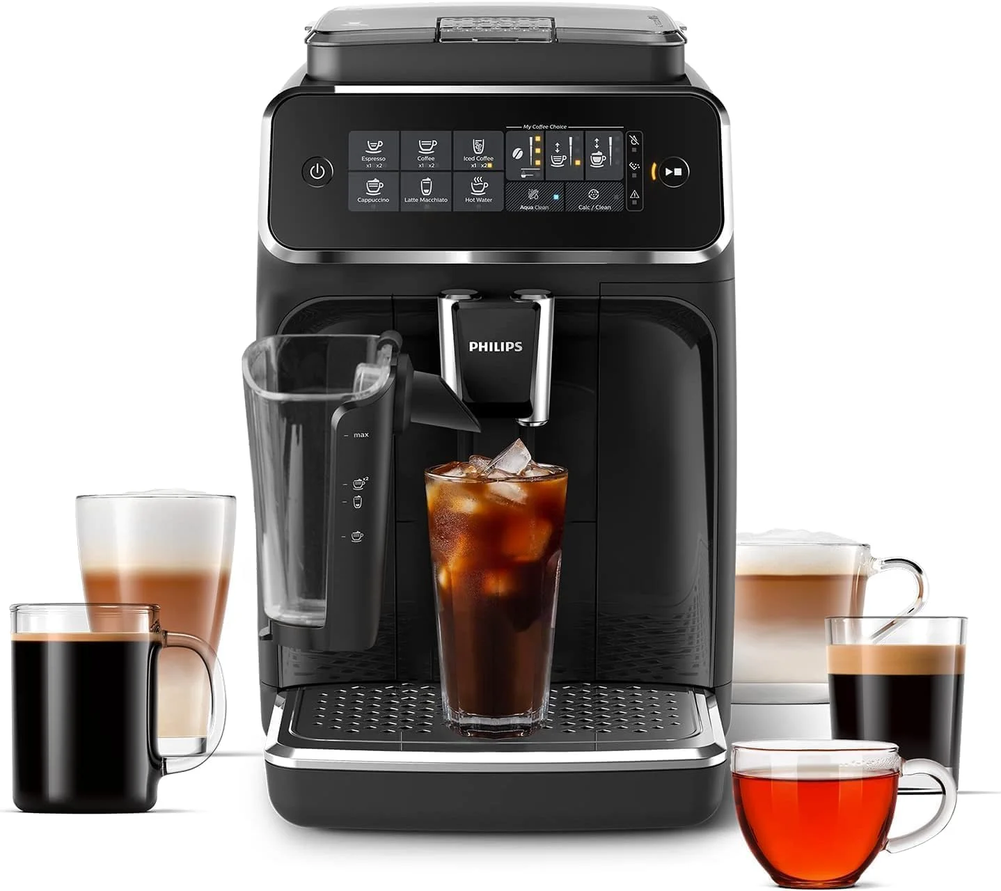 Philips 3200 Series LatteGo front profile