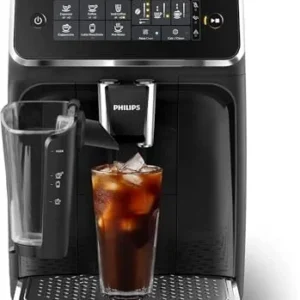 Philips 3200 Series Fully Automatic Espresso Machine - LatteGo Milk Frother & Iced Coffee, 5 Coffee Varieties, Intuitive Touch Display, Black, (EP3241/74) view 7