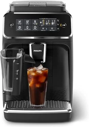 Philips 3200 Series finished coffee in mug