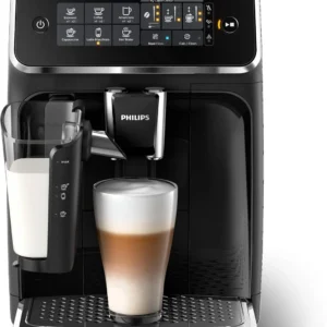 Philips 3200 Series Fully Automatic Espresso Machine w/ LatteGo, Black (Renewed) view 1