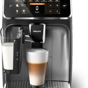 PHILIPS Kitchen Appliances 4300 Fully Automatic Espresso Machine with LatteGo, CR, EP4347/94, one size (Renewed) view 1