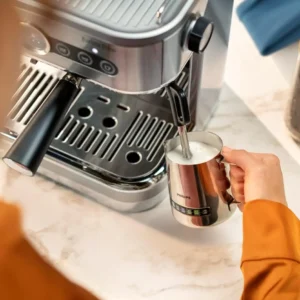 Philips Temperature Perfection Milk Jug - Integrated Temperature Indicator, Smooth Microfoam, Stainless Steel, 450ml Capacity, Perfect for Latte Art, Espresso Accessory (CA8012/10) view 5