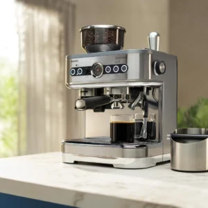 Philips Temperature Perfection Milk Jug - Integrated Temperature Indicator, Smooth Microfoam, Stainless Steel, 450ml Capacity, Perfect for Latte Art, Espresso Accessory (CA8012/10) view 7