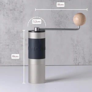 【Sliver】KINGrinder K2 Manual Coffee Grinder Straight Handle Stainless Burr | Supports grind settings for various brewing methods such as pour-over and espresso view 3