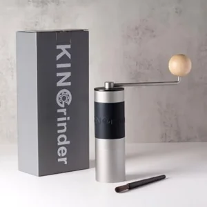 【Sliver】KINGrinder K2 Manual Coffee Grinder Straight Handle Stainless Burr | Supports grind settings for various brewing methods such as pour-over and espresso view 7