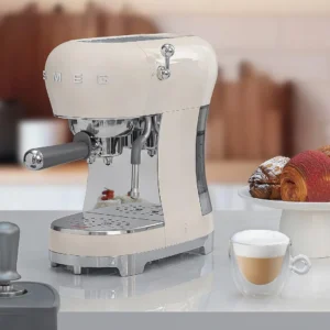 Smeg Manual Espresso and Tamper Set (Cream) view 2