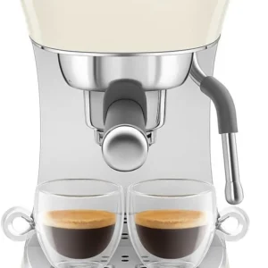 Smeg Manual Espresso and Tamper Set (Cream) view 3