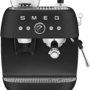 Smeg Semi-Automatic Espresso Machine (Matte Black) view 1