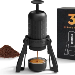 STARESSO PLUS SP300 Manual Espresso Machine, Portable Coffee Maker | Compatible Ground Coffee with Pressurized Filter, Espresso Maker for Home Travel Camping Office, Non-Electric view 1