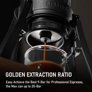 STARESSO PLUS SP300 Manual Espresso Machine, Portable Coffee Maker | Compatible Ground Coffee with Pressurized Filter, Espresso Maker for Home Travel Camping Office, Non-Electric view 5
