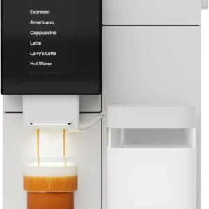 Terra Kaffe Super Automatic Espresso Machine - App-Enabled Coffee Machine - Auto Wake & Sleep - All Milk Types - Roaster-Approved Espresso Settings - Cappuccino Machines for Home - White TK-02 view 1