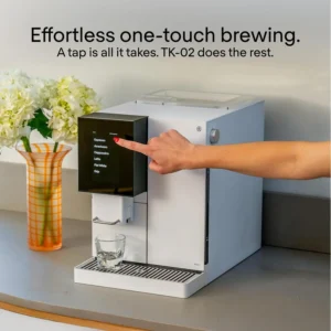 Terra Kaffe Super Automatic Espresso Machine - App-Enabled Coffee Machine - Auto Wake & Sleep - All Milk Types - Roaster-Approved Espresso Settings - Cappuccino Machines for Home - White TK-02 view 2