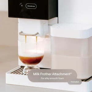 Terra Kaffe Super Automatic Espresso Machine - App-Enabled Coffee Machine - Auto Wake & Sleep - All Milk Types - Roaster-Approved Espresso Settings - Cappuccino Machines for Home - White TK-02 view 7