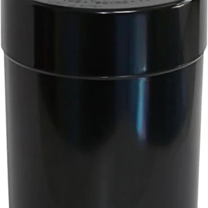 Tightpac Kilovac Airtight Coffee Container – Multi-Use Vacuum Container for Coffee Bean Storage, Grounds & Bulk Dry Goods – 2.5 lbs / 40 oz / 3.8L, Wide-Mouth, Patented Vacuum Seal, Black view 1