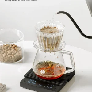 TIMEMORE Black Mirror Basic 3 Coffee Scale with Timer - Ultra Thin Digital Kitchen Scale, 0.1g Precision for Espresso, Pour Over, Baking & Cooking (Basic 3) view 7