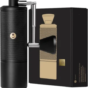 TIMEMORE C5 ESP Pro Manual Coffee Grinder with S2C-042-III Conical Burr, 0.015mm Precision Adjustment, All-Metal Portable Hand Coffee Mill for Espresso/French Press/Pour Over - Black view 1